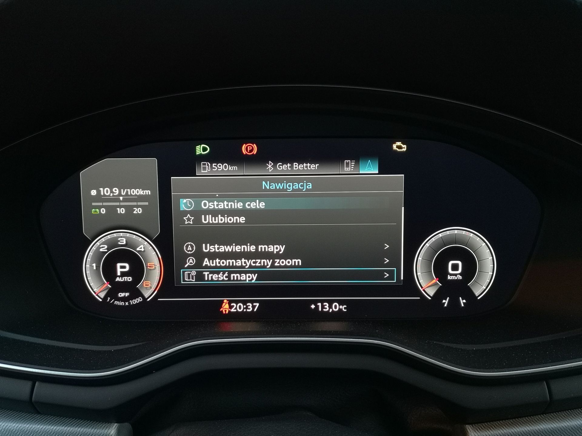 Audi A5 Sportback: Aplikacja MyAudi, wirtualny kokpit i Android Auto 15