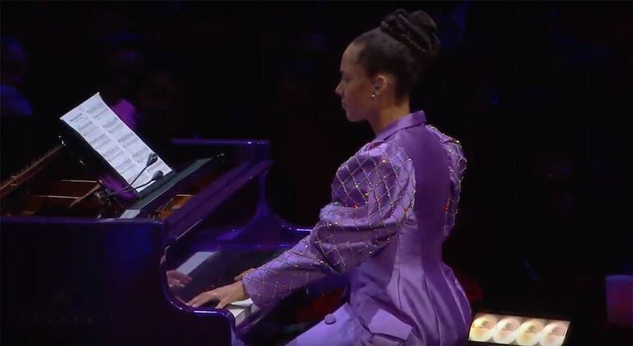 Alicia Keys - pożegnanie Kobe Bryanta