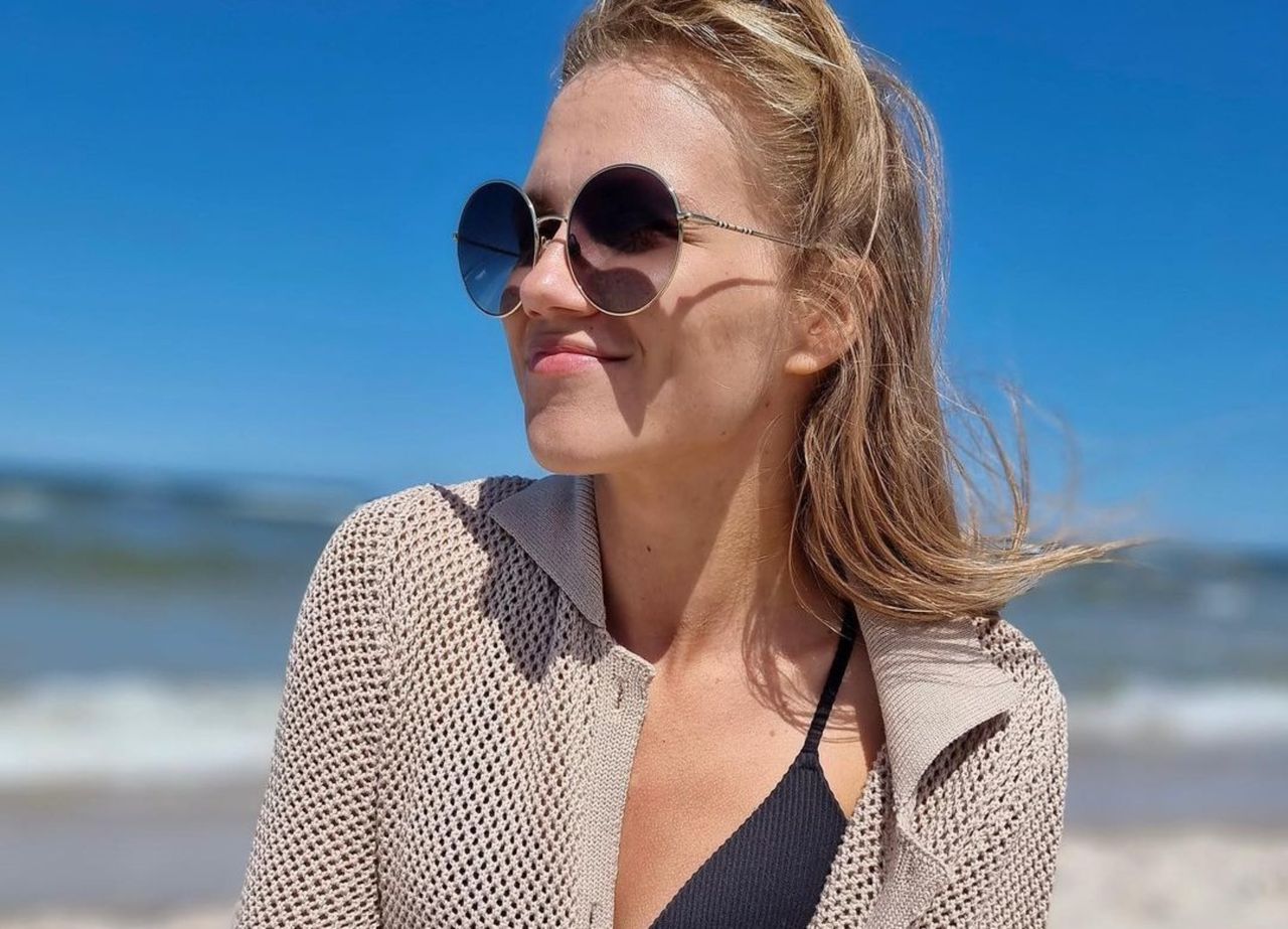 Agnieszka Kaczorowska pokazała się w wakacyjnej stylizacji