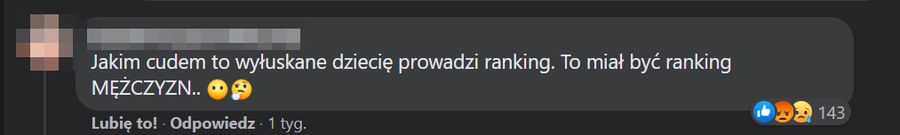 Komentarze spod listy "najprzystojniejszych mężczyzn" według internautów z całego świata