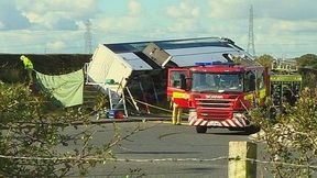 Wypadek fanów Glasgow Rangers, nie żyje jeden z nich. Jechali na mecz