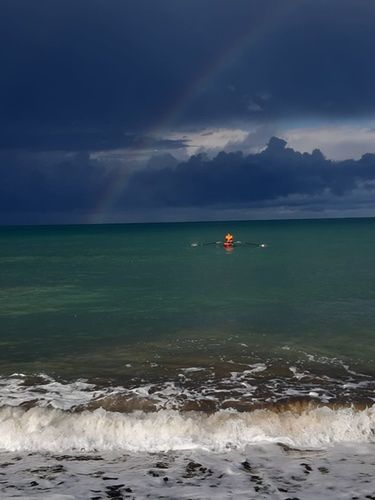 Maciej Zawojski w czasie treningów we Włoszech (fot. Maciej Zawojski, archiwum prywatne)