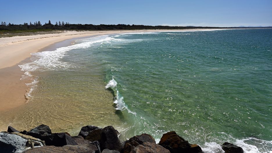 Plaża Tuncurry, Nowa Południowa Walia, Australia