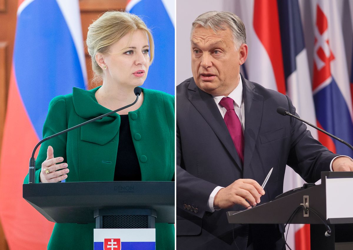 Preezydent Słowacji i premier Węgier 