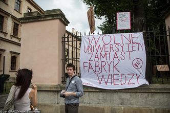 Minister nauki nie spotka się z protestującymi. "Dyktat promila studentów"