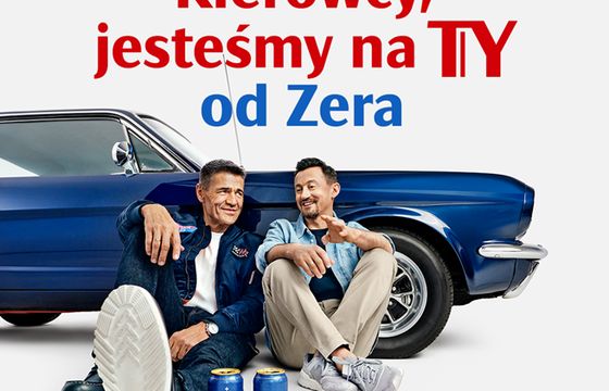 Hołowczyc i Małysz reklamują bezalkoholowe piwo Tyskie