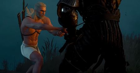 Dowód na to, że Geralt nie potrzebuje zbroi