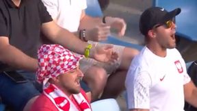 Fręch walczyła na korcie. Nagle w TV pokazano trybuny