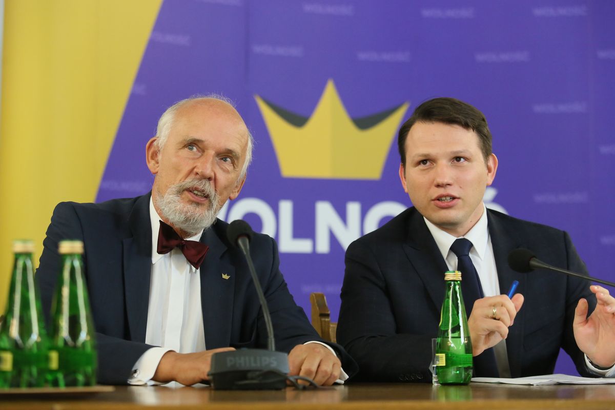 Janusz Korwin-Mikke zrezygnował z dalszego rządzenia swoją partią. Po wyborach, w połowie października zastąpił go Sławomir Mentzen.