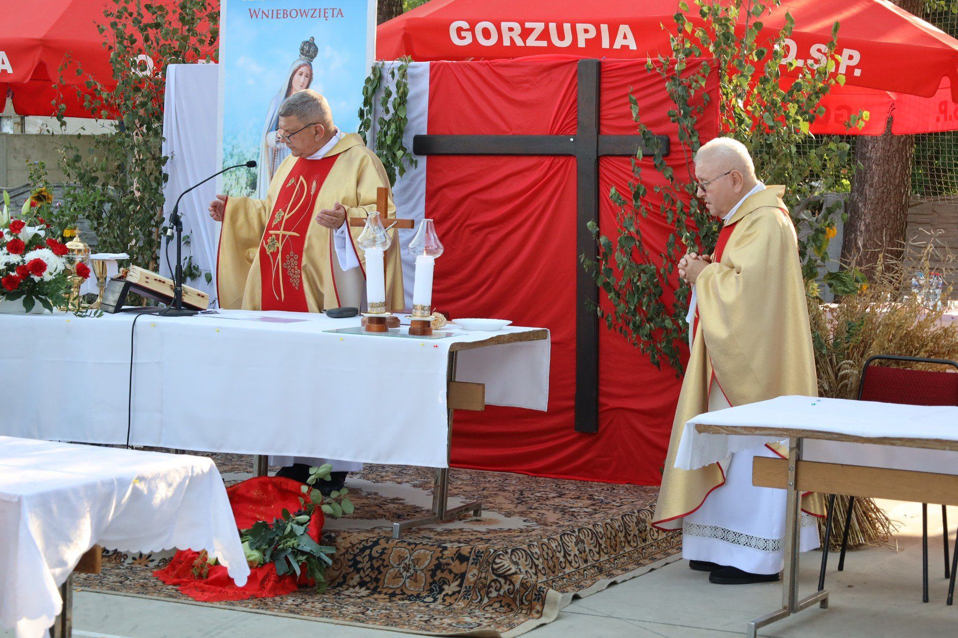 Dożynki wiejskie odbyły się w Ogrodzie Strażackim w Gorzupi