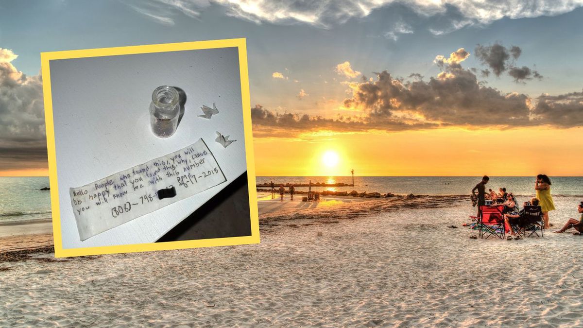 Butelka z wiadomością z Hawajów
