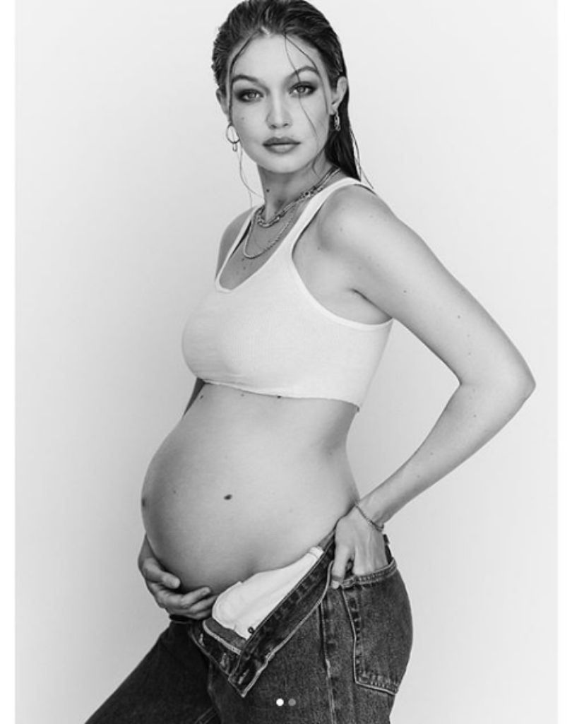 Gigi Hadid chwali się efektami ciążowej sesji zdjęciowej