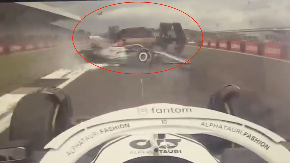 Twitter / Na zdjęciu: wypadek podczas GP Wielkiej Brytanii