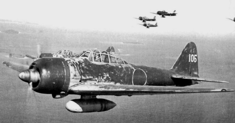 Pod koniec wojny myśliwce Mitsubishi Zero były już przestarzałą konstrukcją