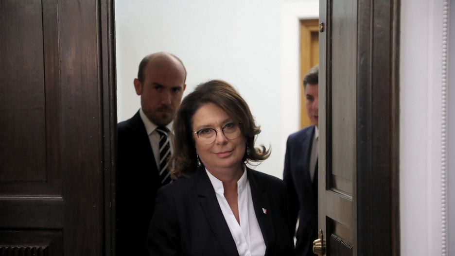 Wybory prezydenckie 2020. Na zdjęciu Małgorzata Kidawa-Błońska oraz Borys Budka 