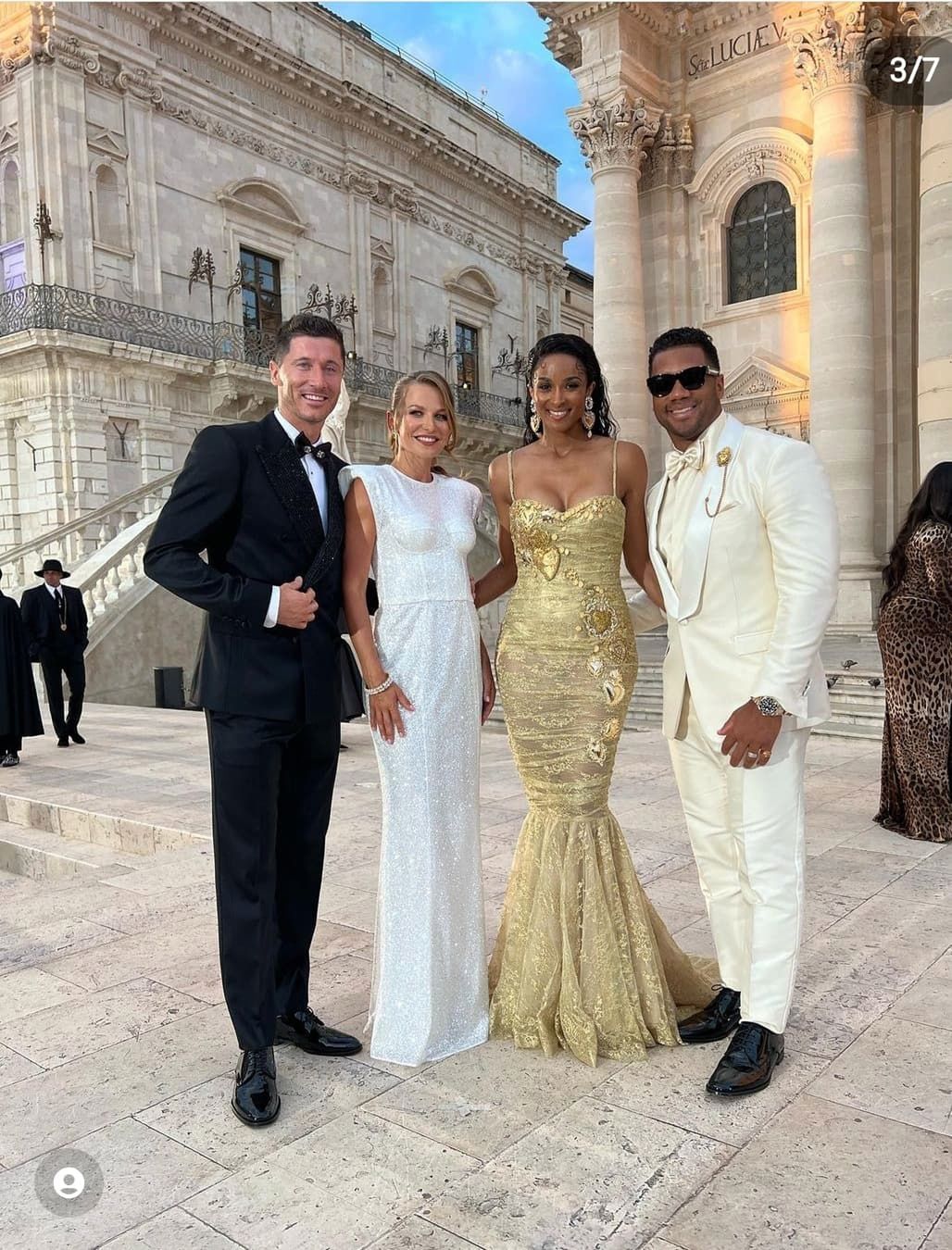 Ania i Robert Lewandowscy, Ciara na pokazie D&G