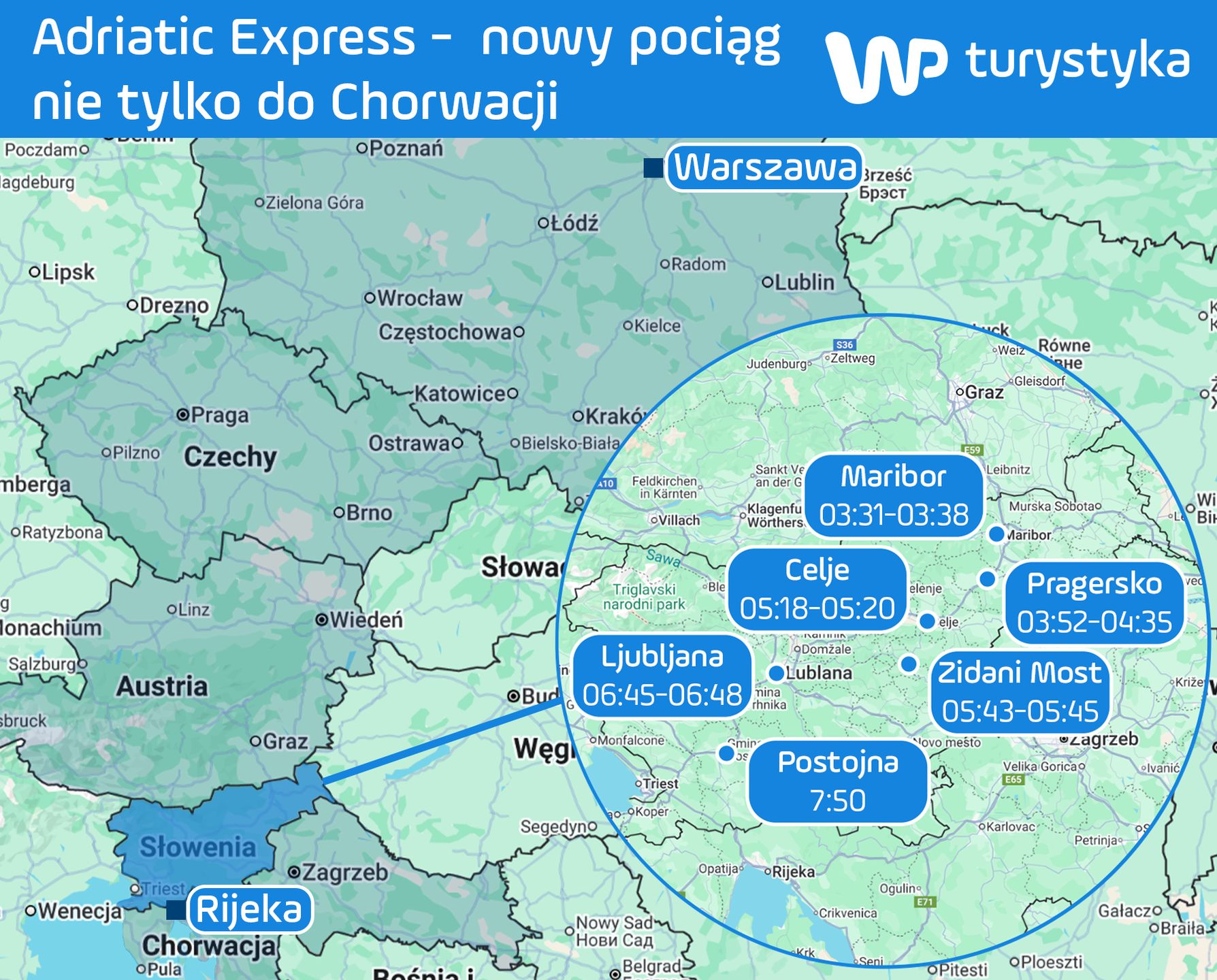 Pociąg do Rijeki zatrzymuje się także w Słowenii