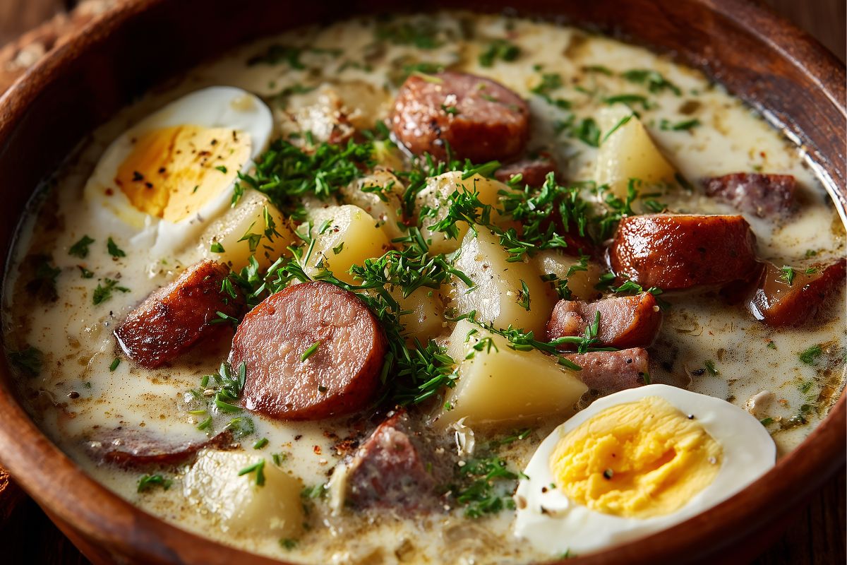 Pyszny żurek z aromatycznym dodatkiem