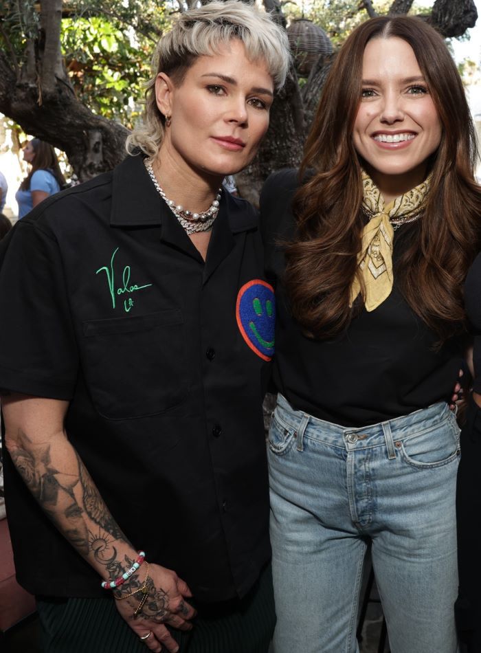 Sophia Bush with Ashlyn Harris, who is a mother of two children