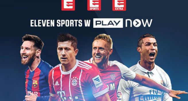 Eleven Extra, Eleven i Eleven Sport dostępne w Play Now