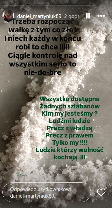 Totalny bunt Daniela Martyniuka