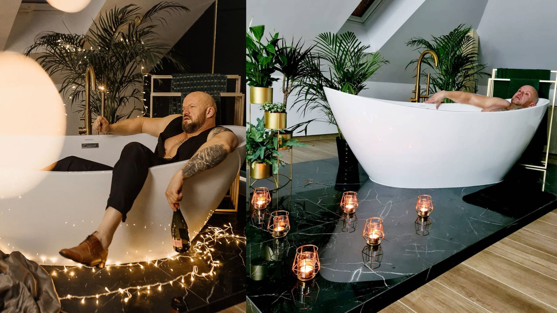 Łazienka pełna roślin