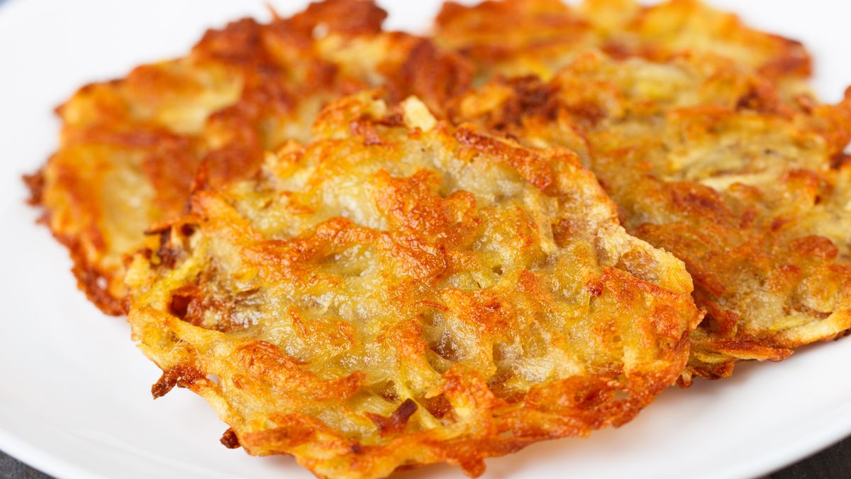 Chrupiące placki ziemniaczane