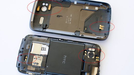 HTC Sensation dotknięty klątwą iPhone'a 4 [wideo] 1