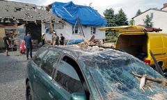 Kaniów. Trąba powietrzna przeszła przez wieś, trwa szacowanie szkód