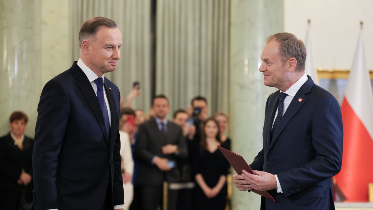 Prezydent Andrzej Duda, premier Donald Tusk