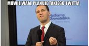 Radosław Sikorski pisze na Twitterze, internauci odpowiadają memami