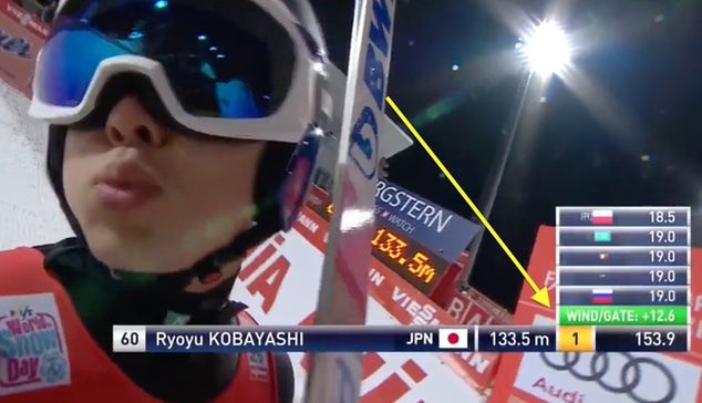 Kuriozalny przelicznik dla Ryoyu Kobayashiego. Fot. YouTube