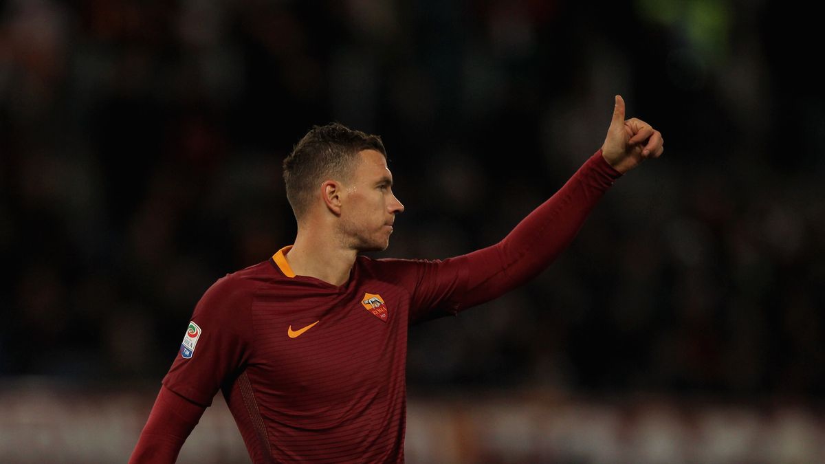 Getty Images / Na zdjęciu: Edin Dzeko w barwach AS Roma