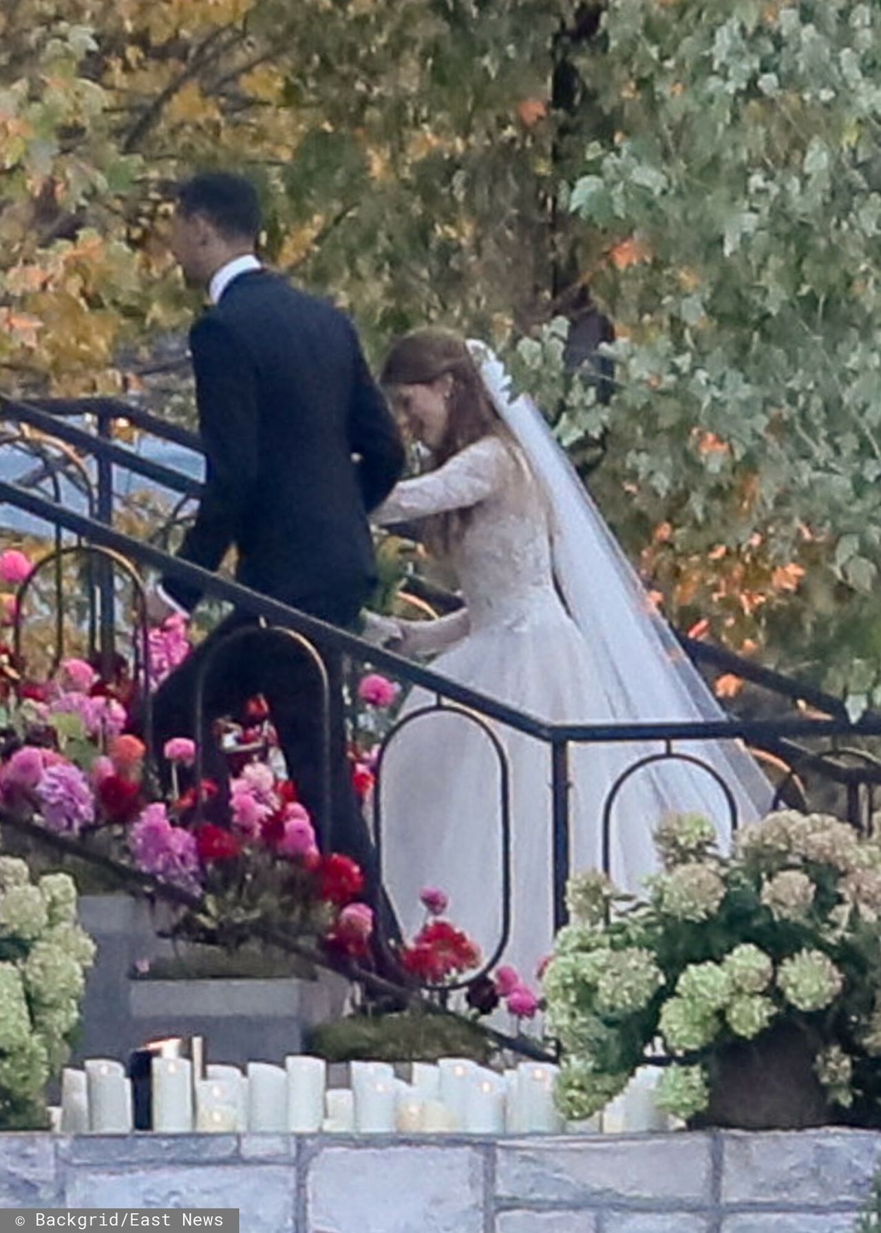 Jennifer Gates wzięła ślub w sukni projektu Very Wang 