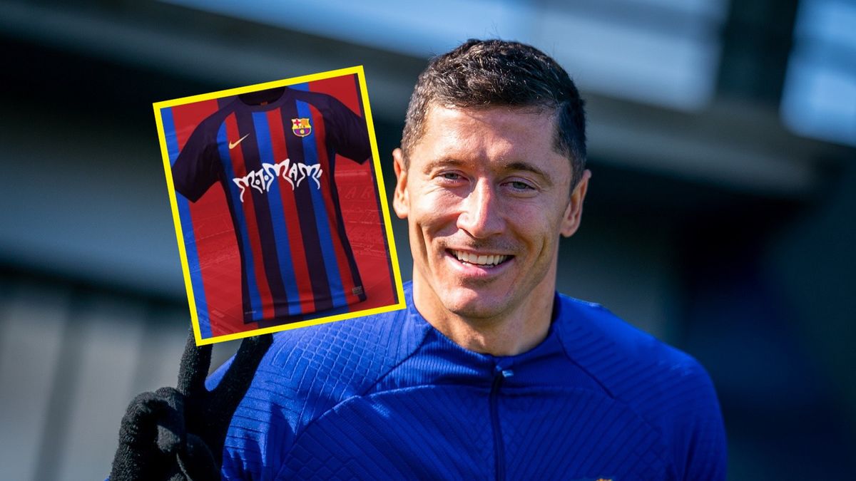 Zdjęcie okładkowe artykułu: Twitter / oficjalny profil FC Barcelony / Robert Lewandowski i koszulki Barcelony na El Clasico