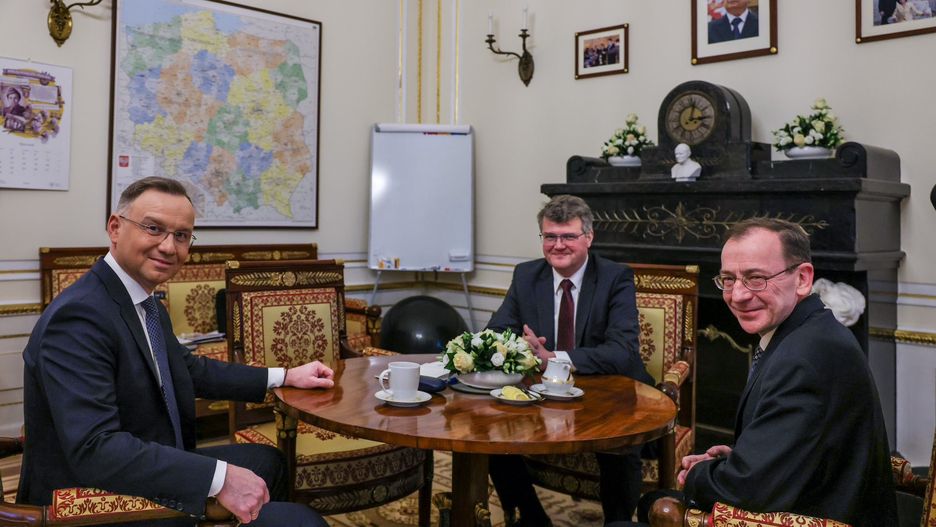 Andrzej Duda spotkał się z Mariuszem Kamińskim i Maciejem Wąsikiem