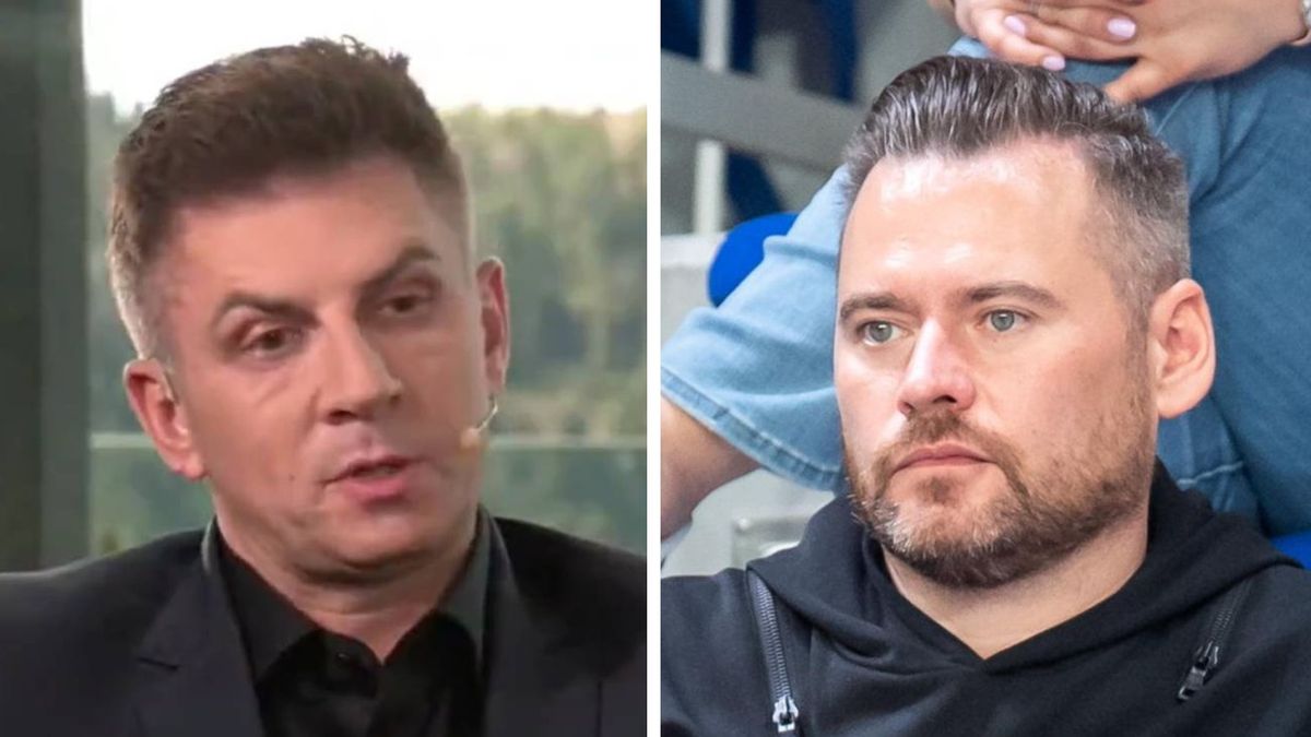 Na zdjęciu: Mateusz Borek i Krzysztof Stanowski (fot. PAP/Tytus Żmijewski)