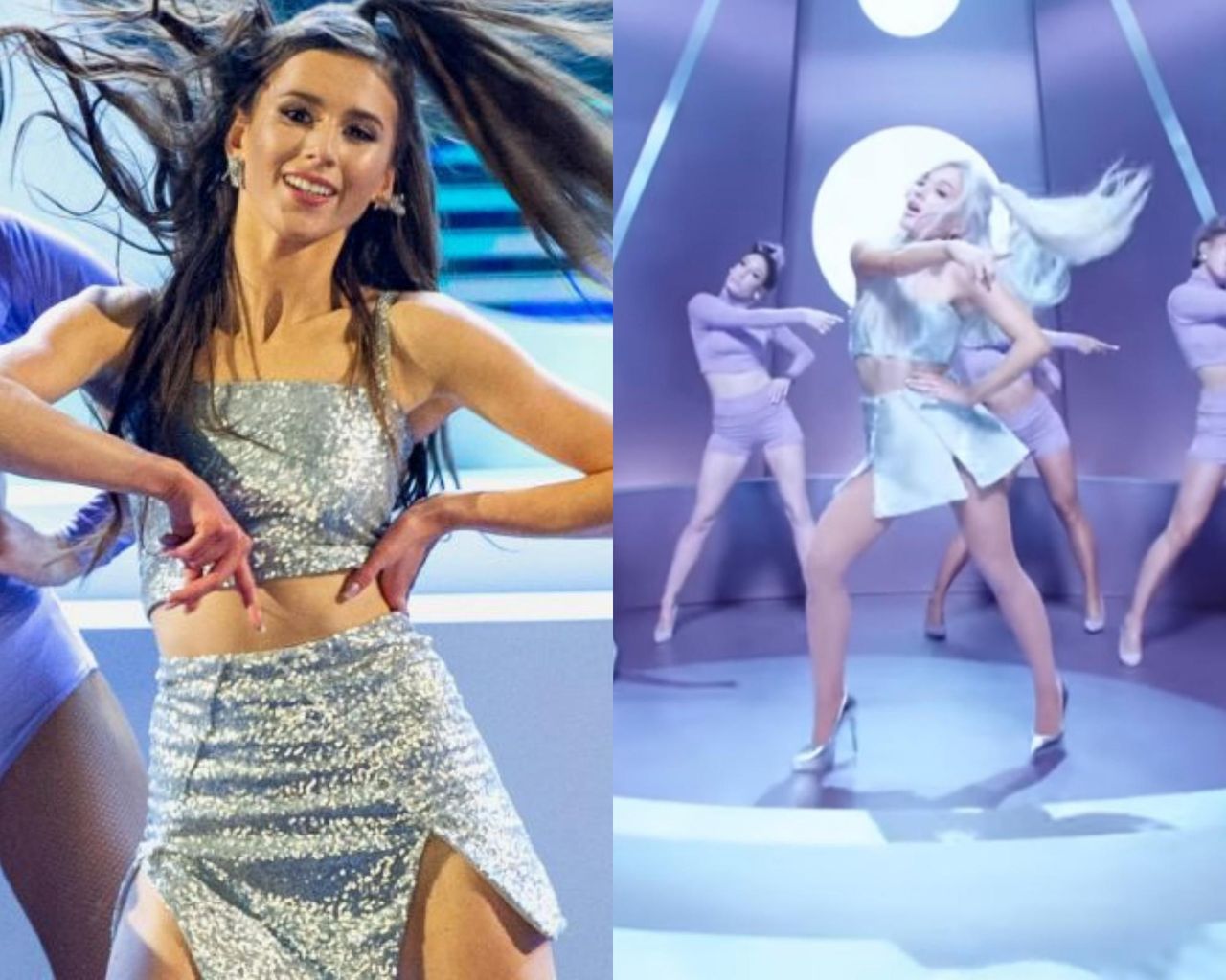 Roksana Węgiel i Ariana Grande