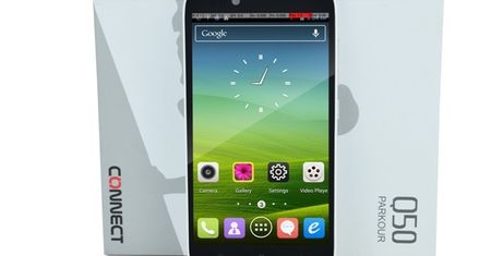 Connect Q50 Parkour — smartfon z panelem dotykowym „na plecach”