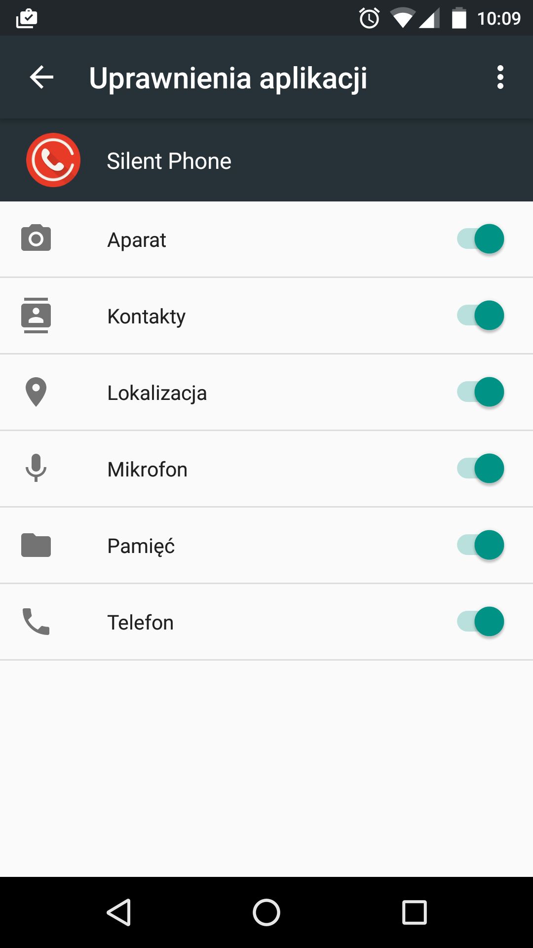 Jak na bezpieczny komunikator, Silent Phone za dużo chce wiedzieć