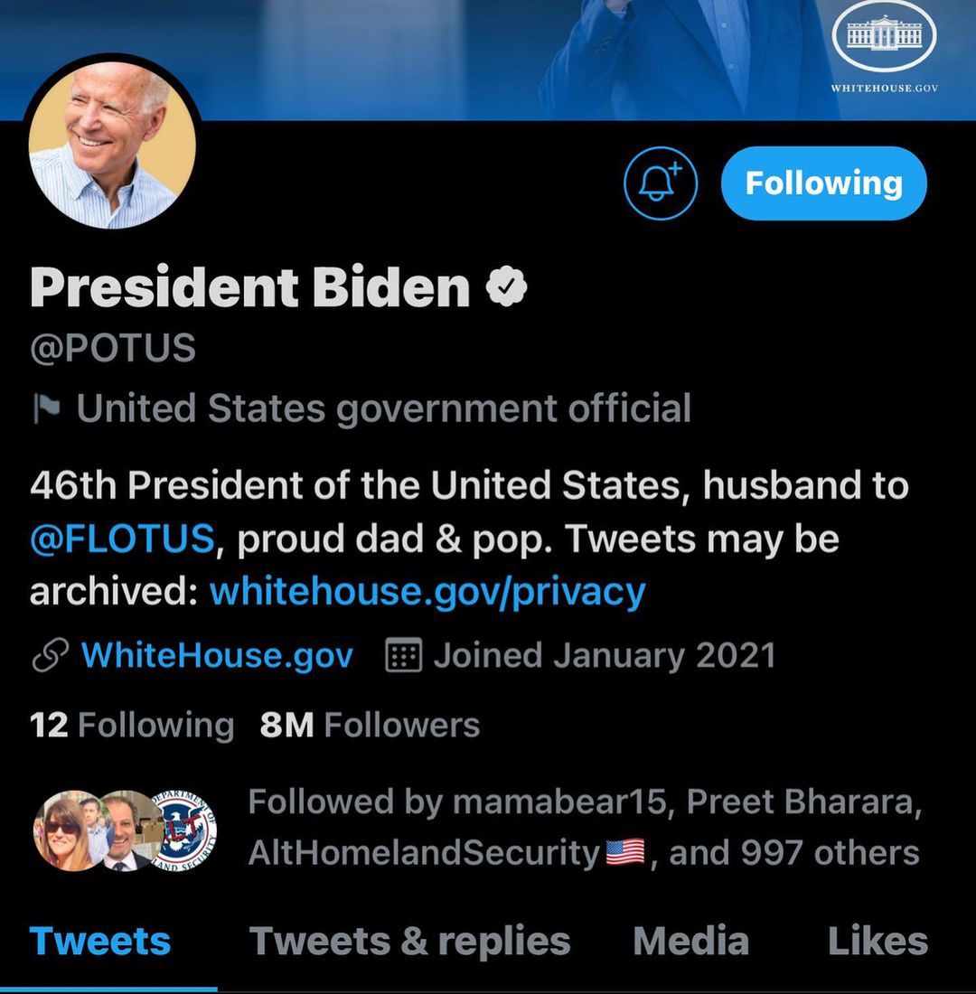 Joe Biden przestał obserwować Chrissy Teigen na Twitterze