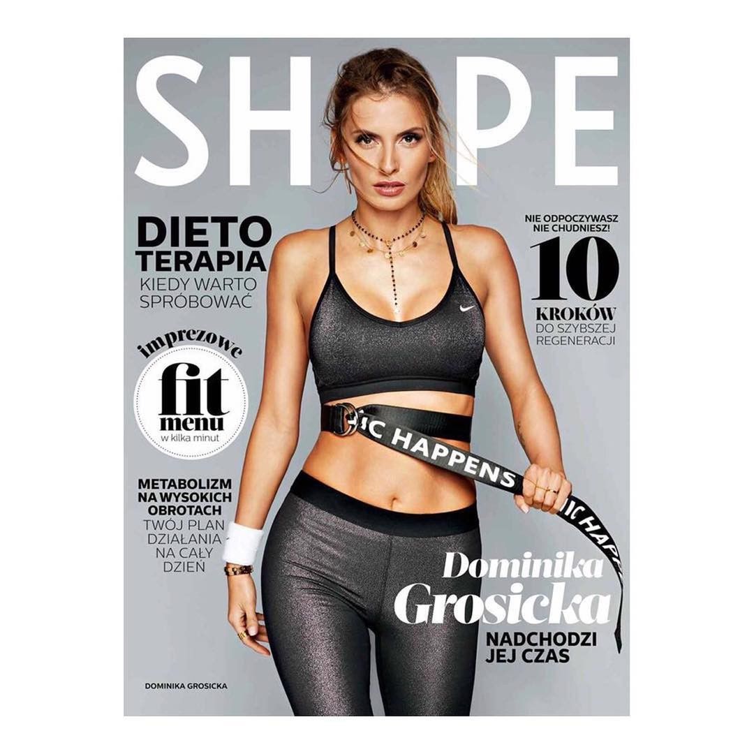 Dominika Grosicka na okładce SHAPE