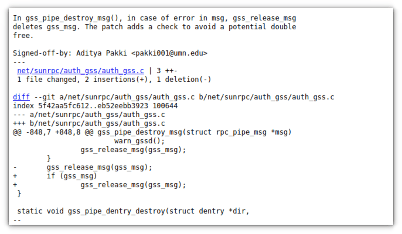 kernel patch