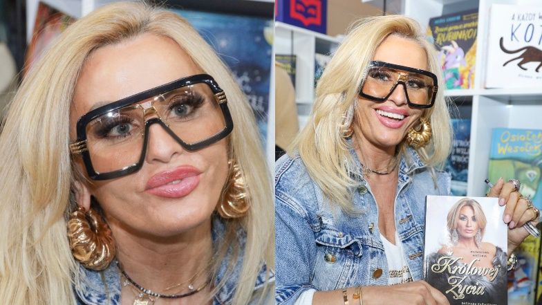 "Pisarka" Dagmara Kaźmierska stroi miny na Targach Książki w Krakowie