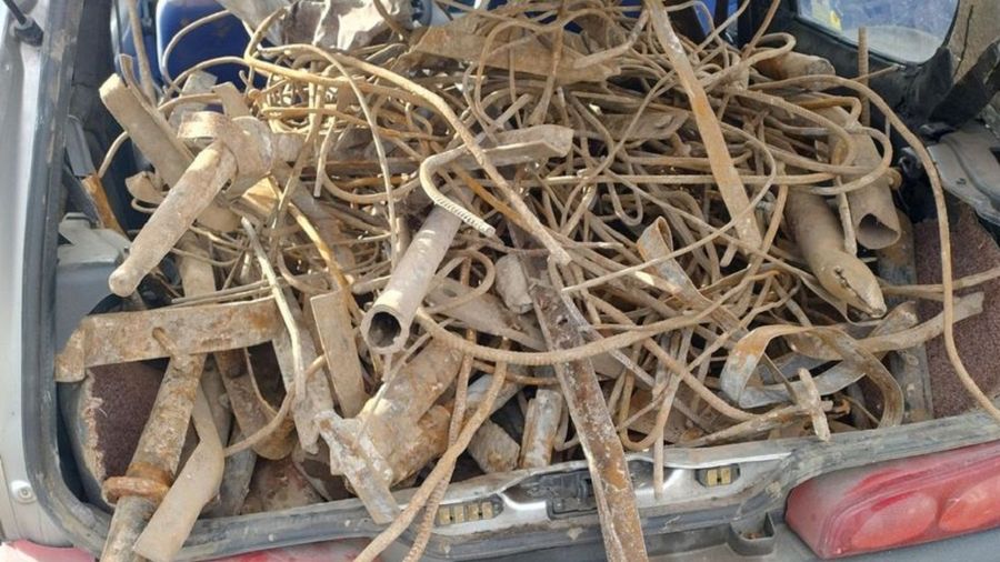 Złomiarze nie uciekli daleko