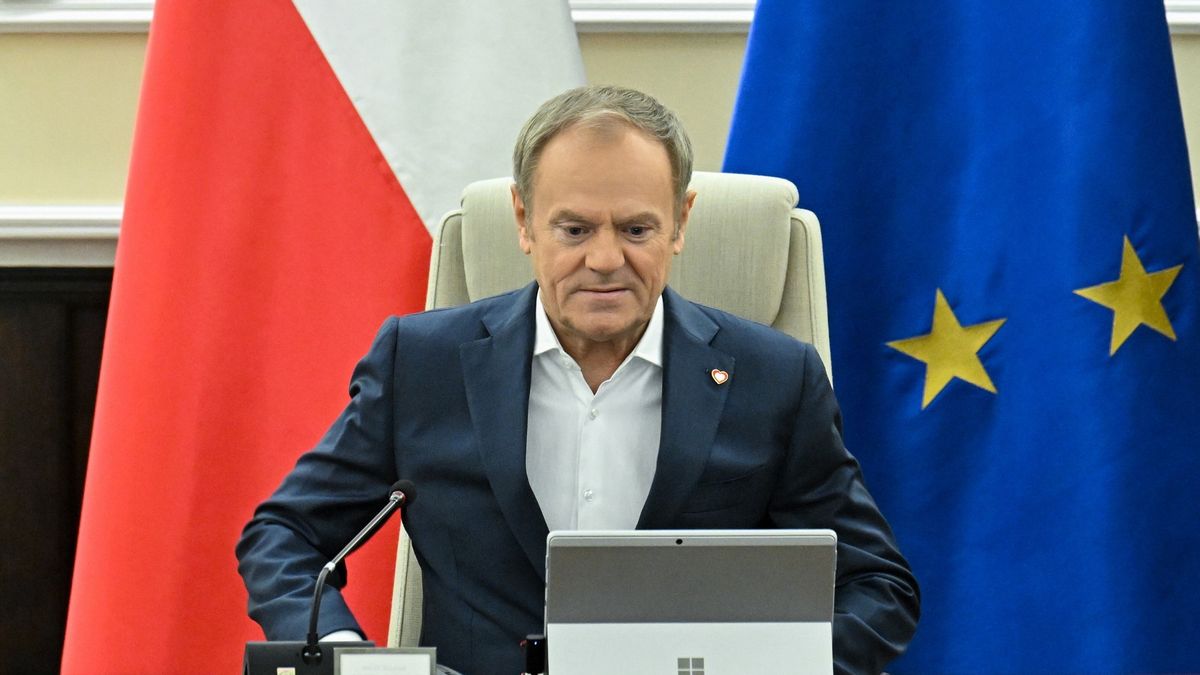 Na zdjęciu premier Donald Tusk podczas wtorkowego posiedzenia rządu
