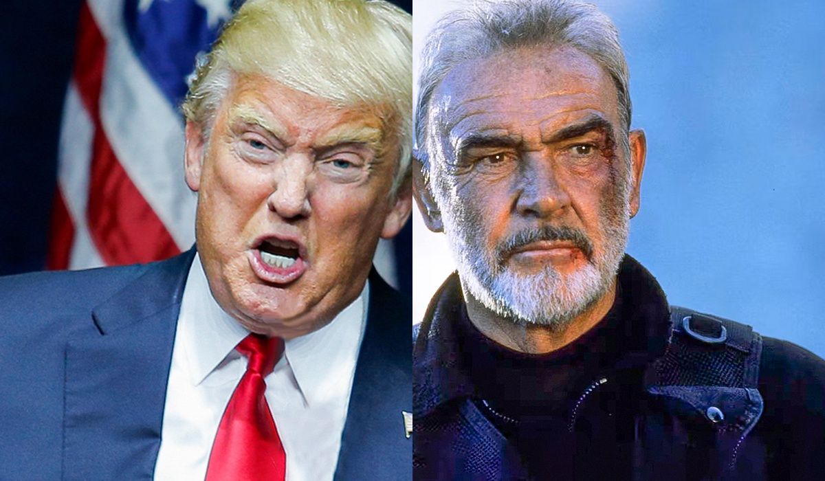 Donald Trump i Sean Connery