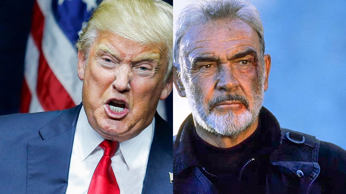 Donald Trump i Sean Connery