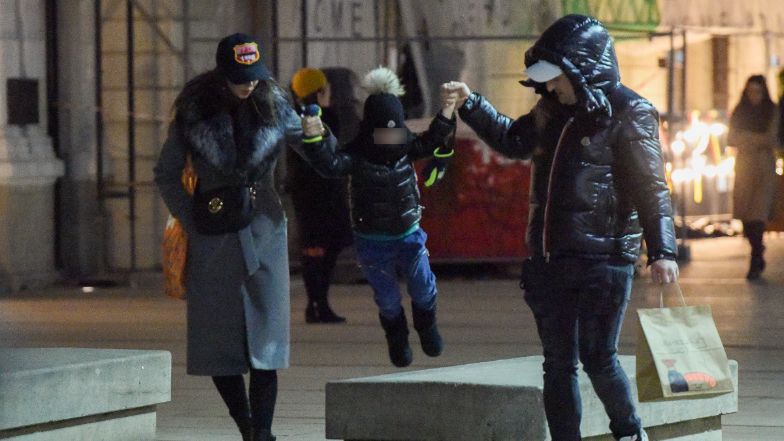 Rodzinne wyjście Miśka Koterskiego i Marceli Leszczak