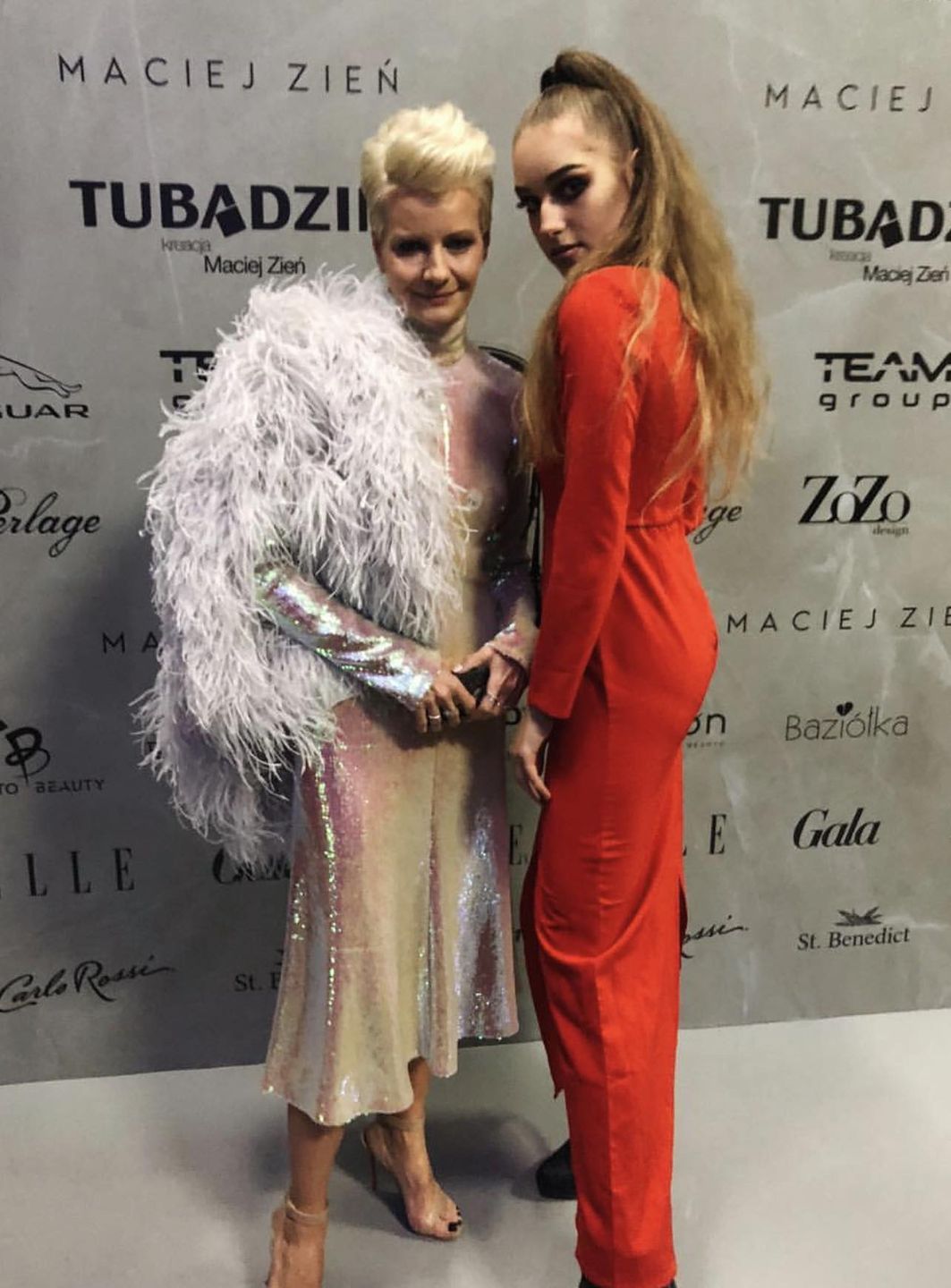 Caroline Derpienski i Małgorzata Kożuchowska